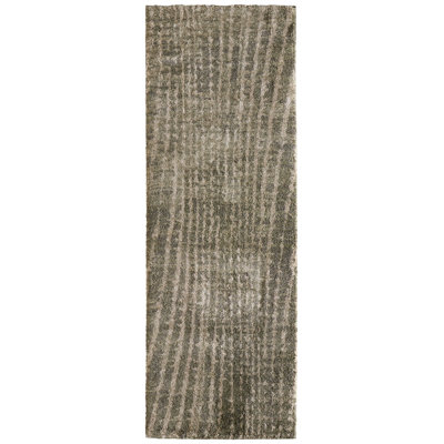 Templas Modern Abstract, Green/Tan