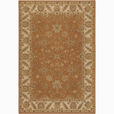 Pooja Wool Oriental Area Rug in Brown/Tan