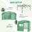 Pop Up Greenhouses 8' X 6' Portable Instant Walk-In Garden Greenhouse