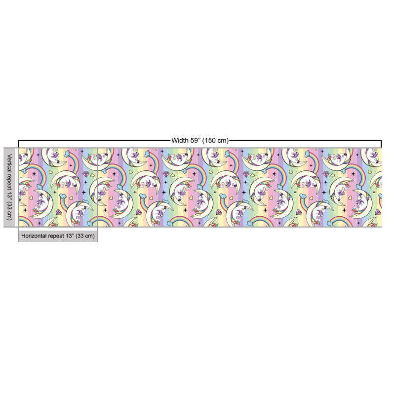 Charmia Bookworm Unicorn Multi-Purpose Fabric