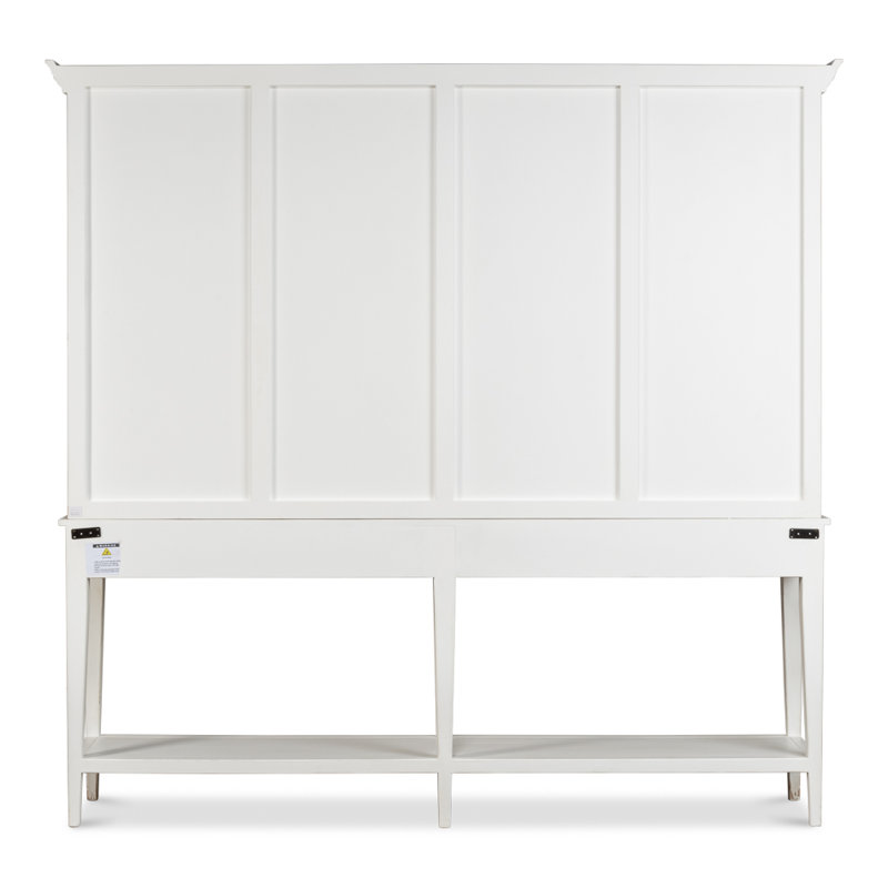 Wilkesville Solid Wood China Cabinet, White