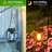 12.5" Solar Powered Integrated LED Outdoor Lantern