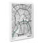 Map Moscow Russia - Wrapped Canvas-61877973