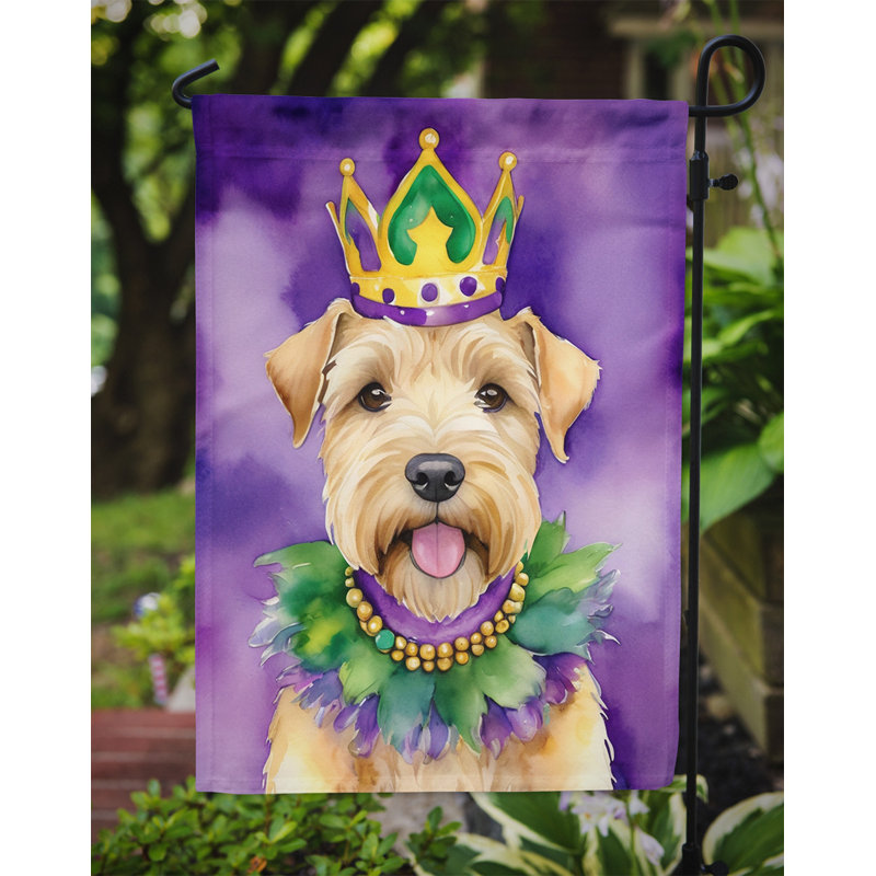 Drapeau de jardin double en polyester H 15,5 po x l 11,25 po