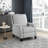 Push Back Reclining Chair with Gray Chenille Upholstery, Transitional Style for Modern Living Rooms, Comfort and Elegance Combined-173714649
