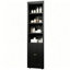 Armoire de rangement d'angle avec tablettes réglables et ensemble anti-basculement-130483187