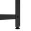 Table basse carrée double couche avec compartiment caché et protection contre les empreintes digitales, motif en marbre noir, idéale pour les salons dans les appartements, avec matériaux, alarme de profondeur 19,41 po