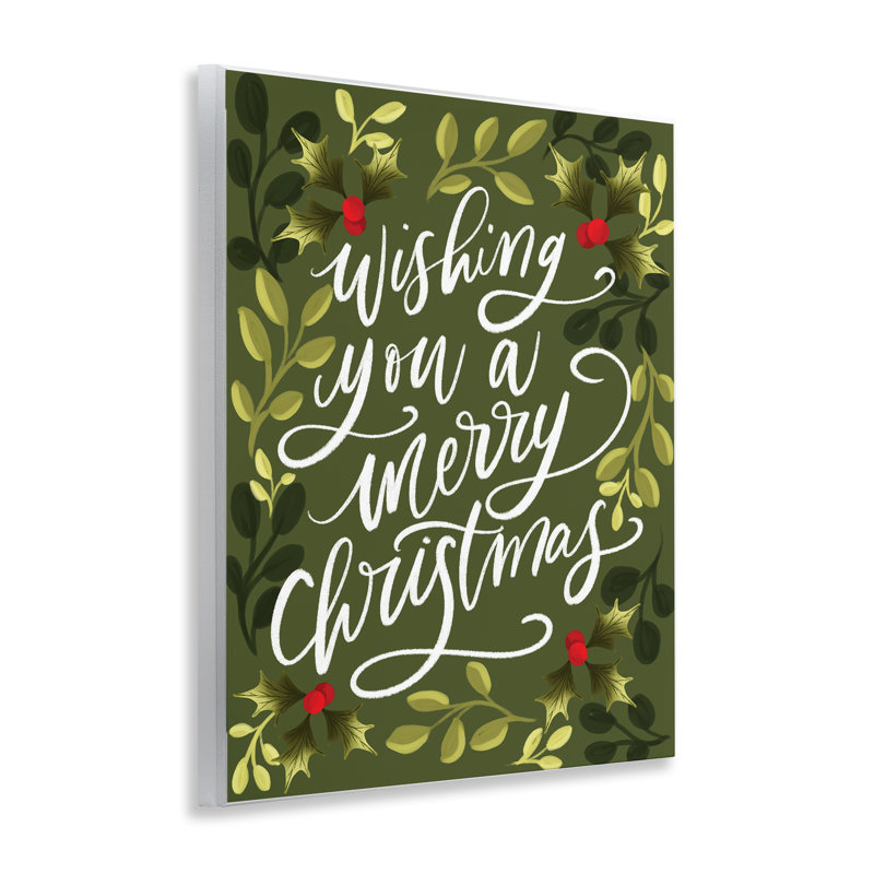 Art mural, "W Wish You Merry Christmas", conception par Isabela Schielke