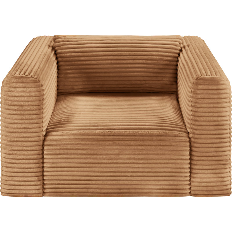Fauteuil Carmean, Tissu velours côtelé