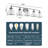 Vanity Light for Bathroom/Hallways/ Dressing Room Clear Glass Shade-469246458-453774583