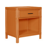 Clara Collection 1 - Drawer Rattan Nightstand
