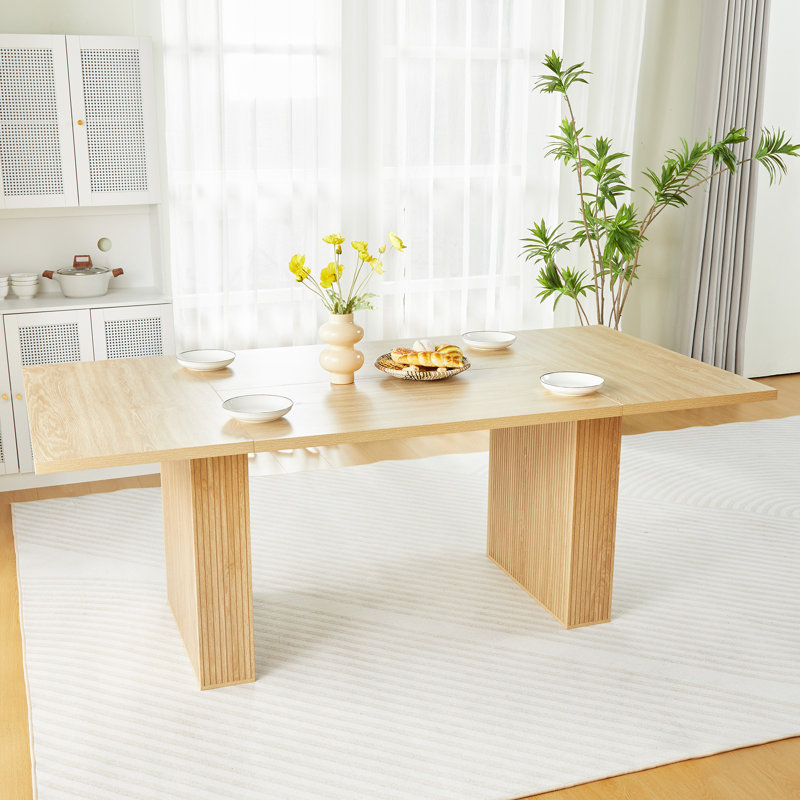 Corenda Rectangular Dining Table, Natural