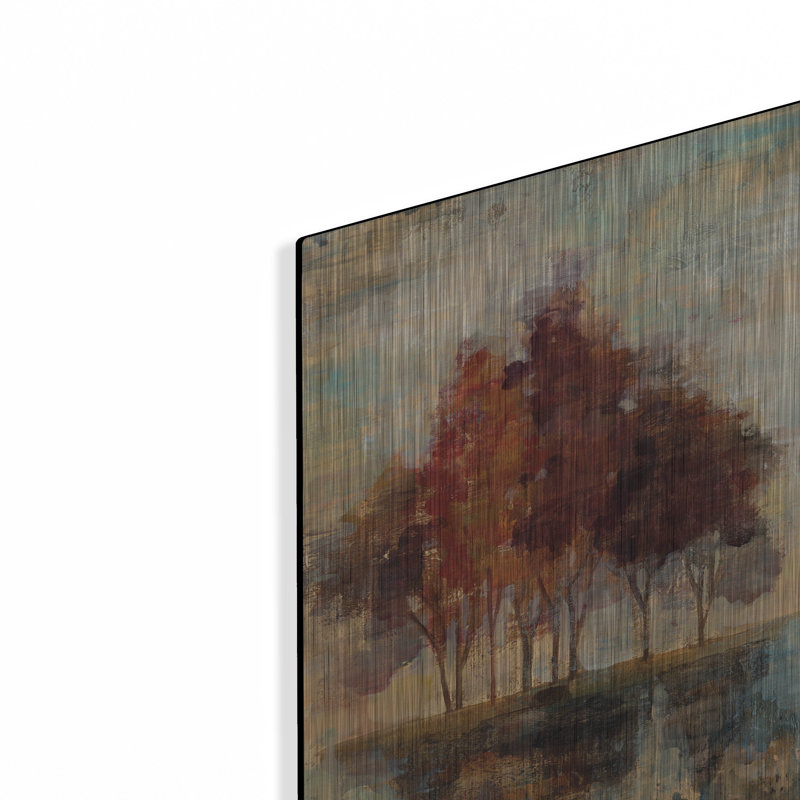 «Field and Forest» par Silvia Vassileva, art mural en métal, H 16 po x l 24 po