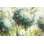 " Hydrangea Field Crop " Mixed Media Print