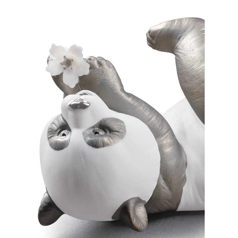 A Joyful Panda Figurine
