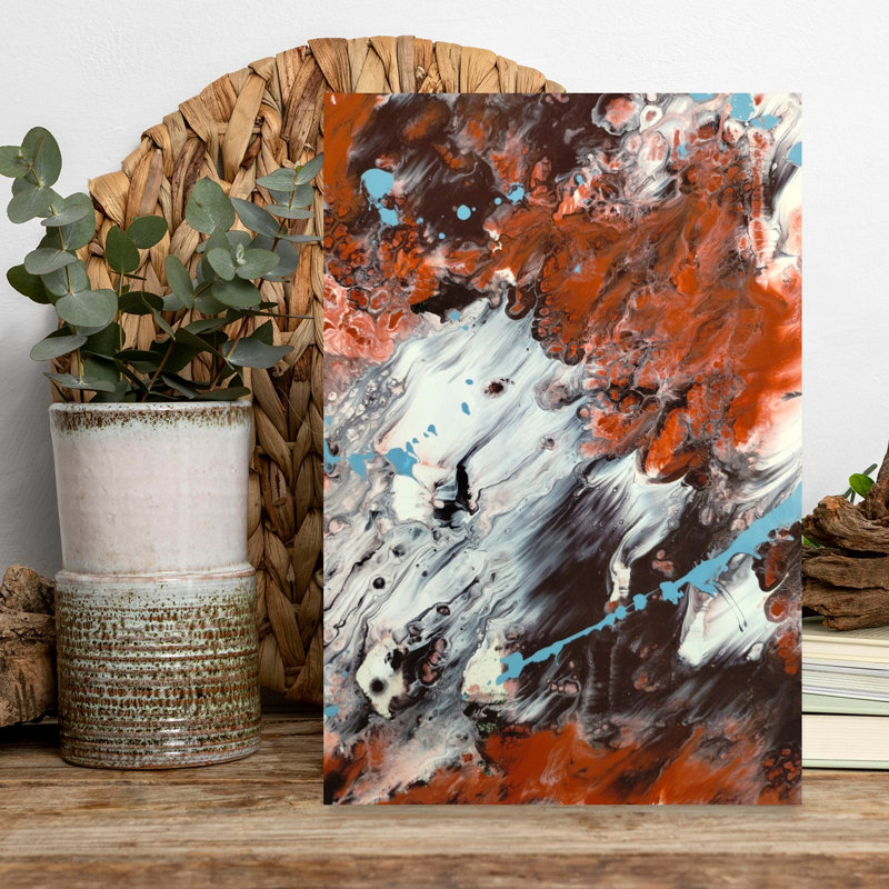 Contemporary Art Contemporary Abstract Winter Wall Art by Michael Cross - Wrapped Canvas Print, 45.72 cm H x 30.48 cm W