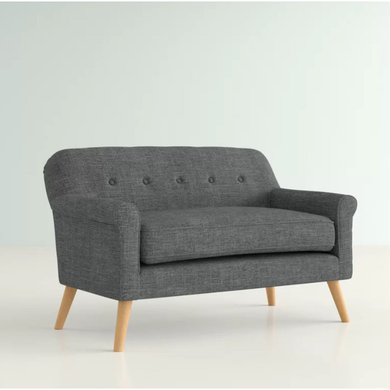 Maslynn Upholstered 49.75'' Reception Loveseat