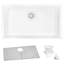 Ruvati 33 x 19 inch Granite Composite Undermount Single Bowl Kitchen Sink-122623168-48744101