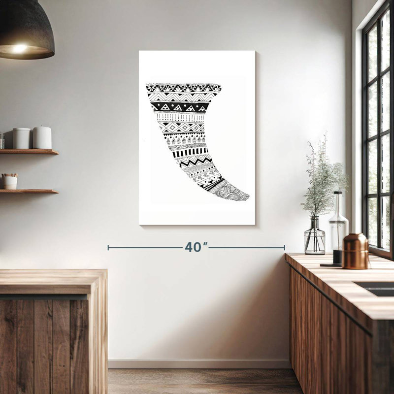Kerner Aztec Fin, 39" H x 26" W