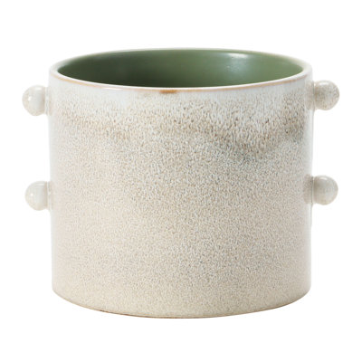 Michael Round Stoneware Planter with Reactive Glaze
