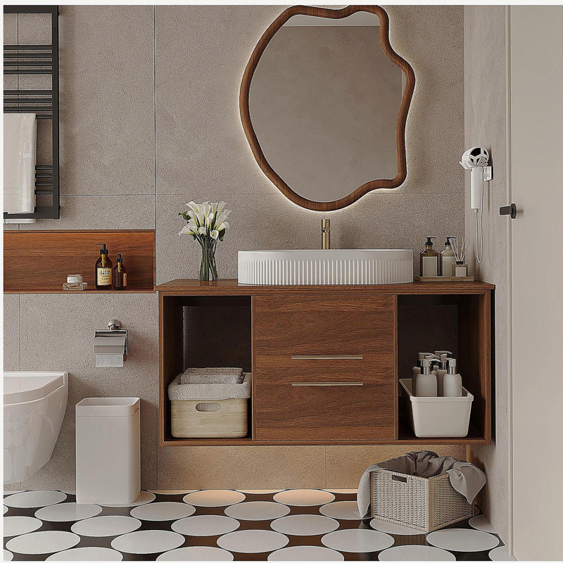 Meuble-lavabo mural 39,4 po