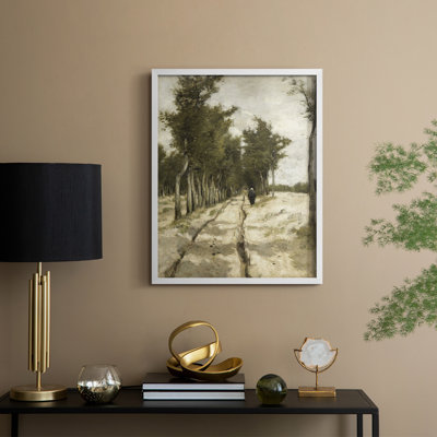 «Vintage Landscape CCLX», reproduction encadrée - bois massif