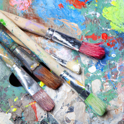 Colourful Palette - Wrapped Canvas Print