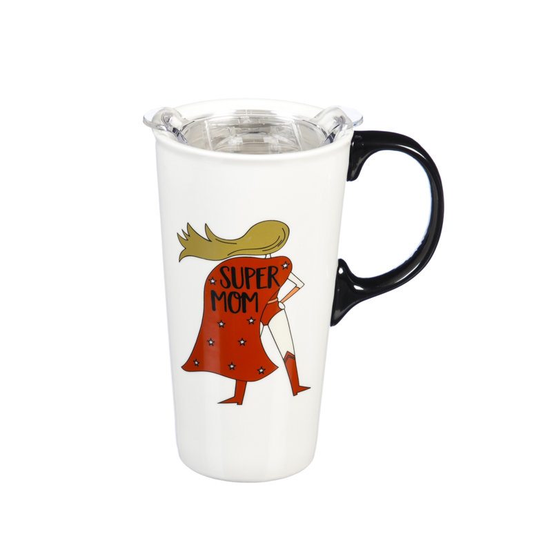 Grande tasse de voyage 17 onces super maman