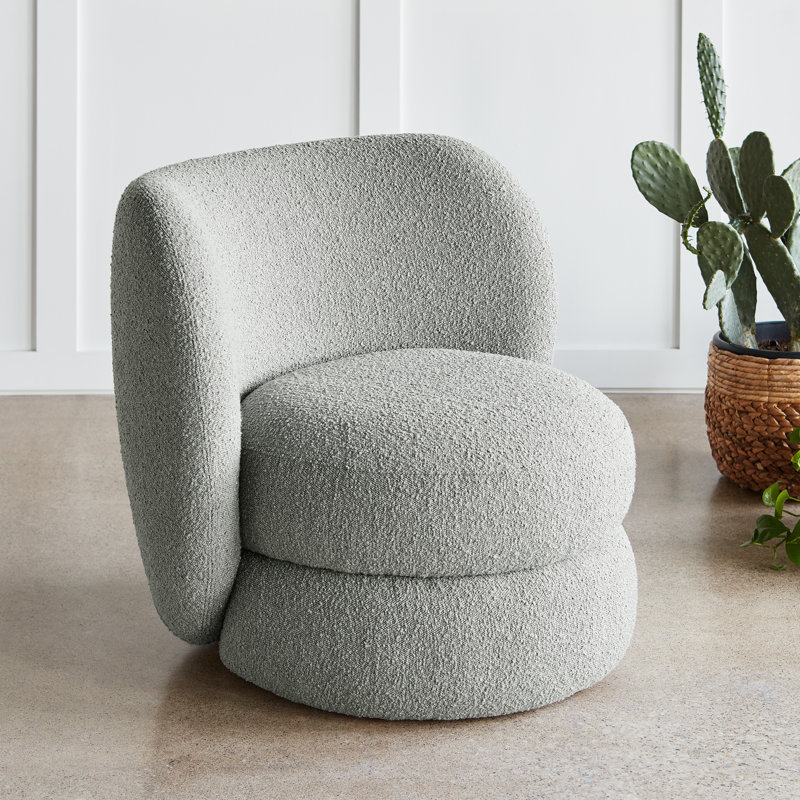 Forme Barrel Chair, Dover Dover Boucle