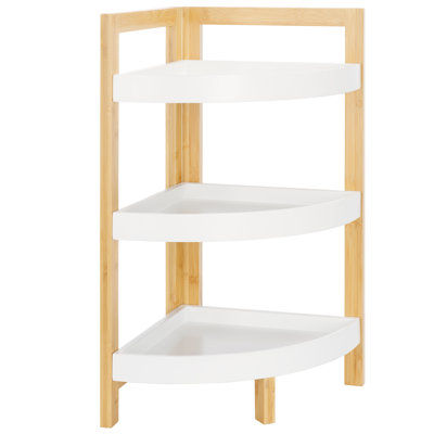 Jishant 11.81'' W Solid + Manufactured Wood Shelving Unit
