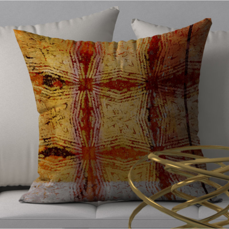 Geometric Reversible Throw Pillow, 20" x 20"