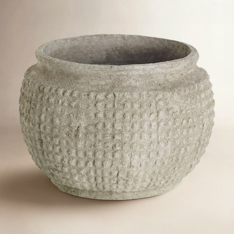 Weather Resistant Composite Round Pot Planter 