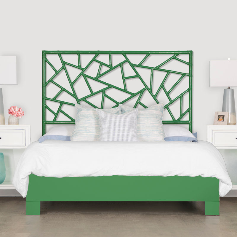 Tiffany Collection Open-Frame Headboard, Bright Green, Twin
