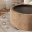 Repose-pieds rembourré avec rangement: pièce polyvalente pouvant servir de petite table basse-2012883716