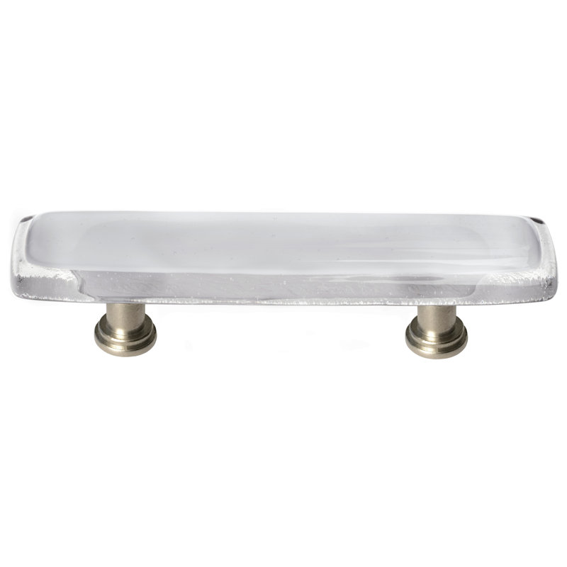 Poignée barre 3 po CTC, Chrome poli, Gris bleu