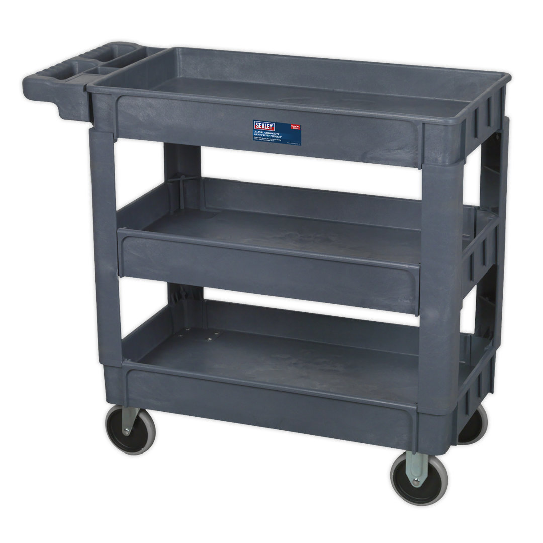 85cm H x 100cm W Utility Cart with Wheels
