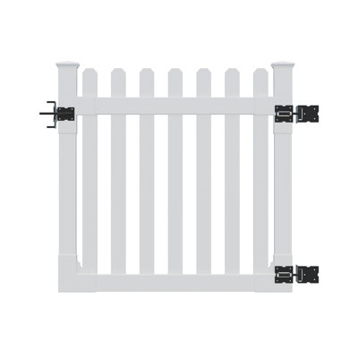 WamBam 4 ft. H x 4 ft. W Traditional Picket Gate