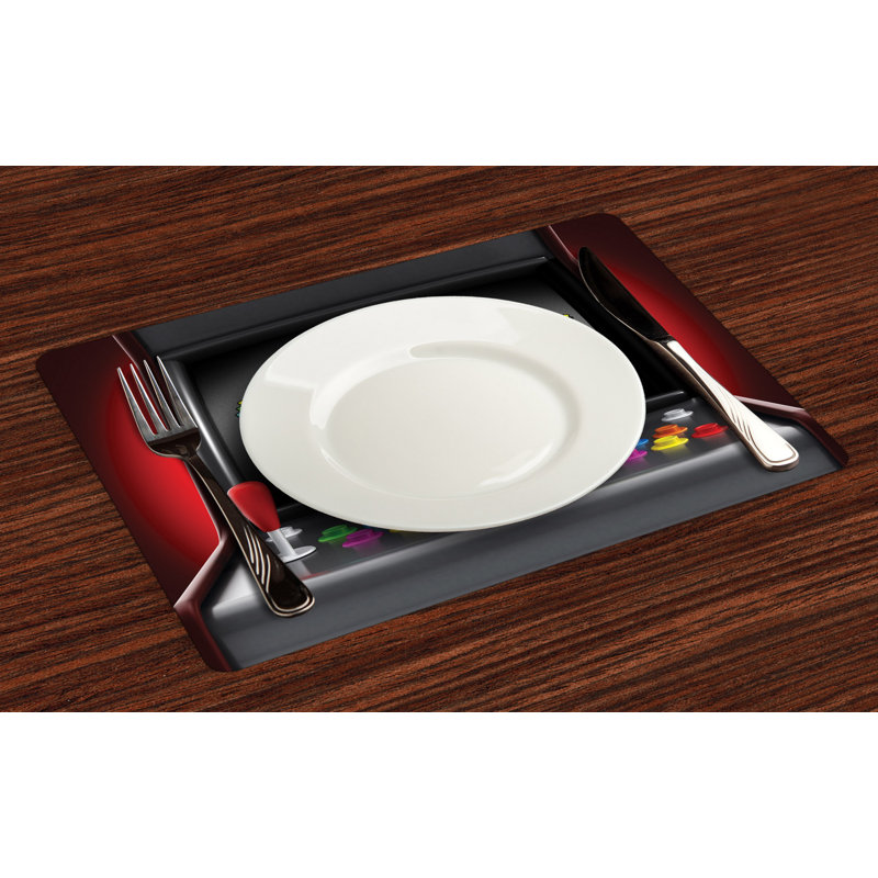 Platte Video Games Arcade Retro Fun Placemat