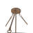 Dionne 3 - Light Camel Onyx Single Pendant