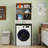 Storage Cabinet With One Adjustable Shelf And One Fake Drawer For Laundry Room