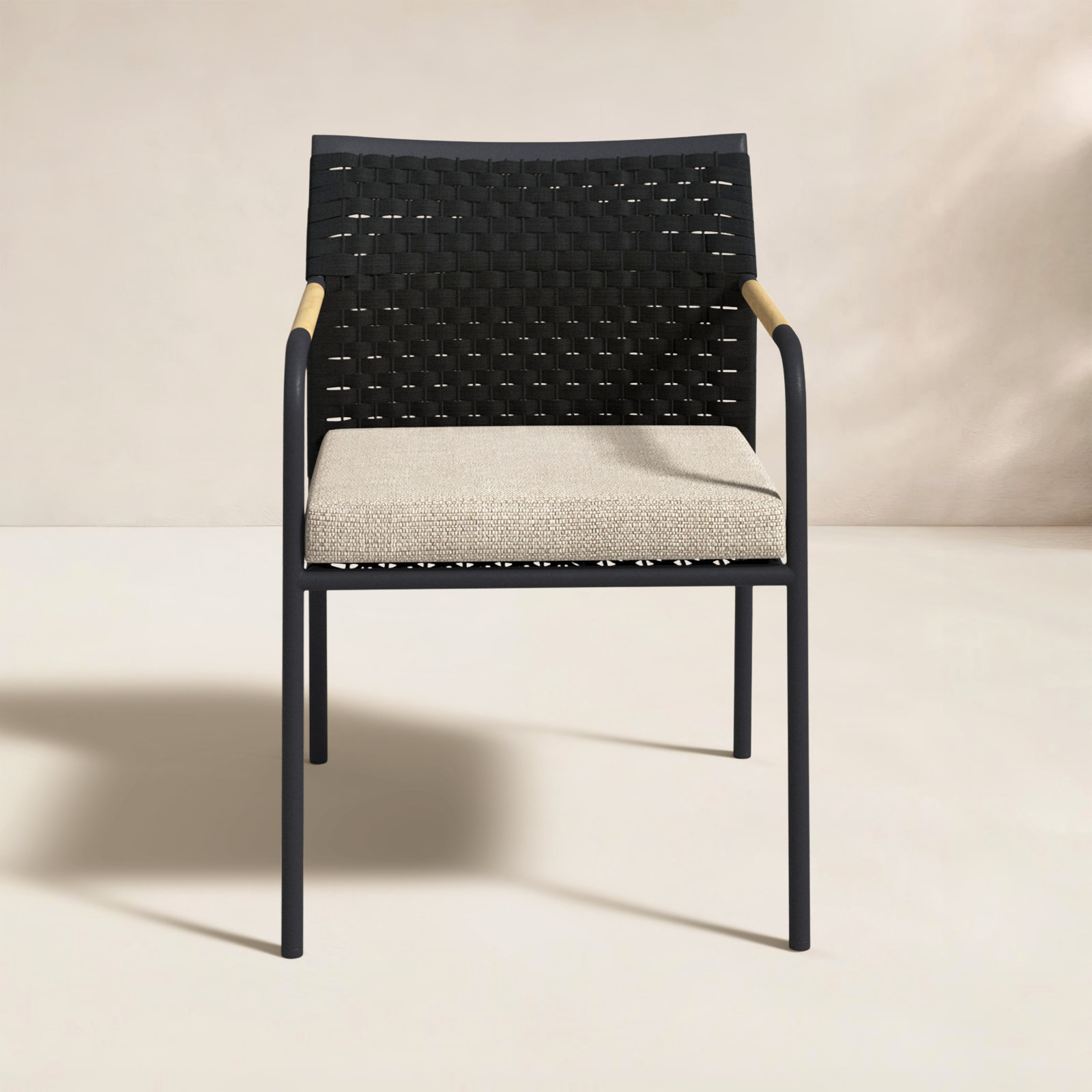 Woburn Premium All-Weather Wicker Outdoor Dining Armchair with Cushion