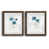 Papier, cadre noyer