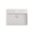 BOCCHI Milano 18.31'' Fireclay Rectangular Bathroom Sink with Overflow-90558740-94265129