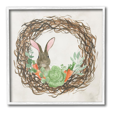 " Spring Easter Wreath " Print