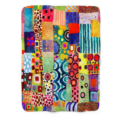 Courtepointe colorée - couverture 1 pièce