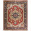 Coral Hand-Knotted Wool Bold Abstract Lines Geometric Modern Contemporary Carpet Rug-584765210