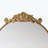 58x24 Inch Arched Full Body Mirror with Vintage Carved Applique-117805384