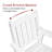 Aglaee Patio Dining Chair, All-Weather HIPS Outdoor Dining Armchair-1624419234