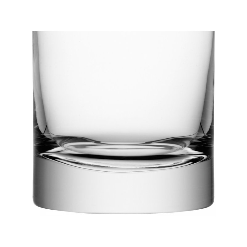 Handcrafted Clear Glass Whiskey Decanter with Heavy Base