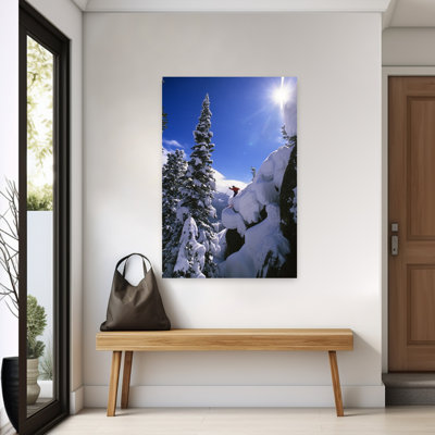 1990S Skier On The Mary Jane At Winter Park Colorado Usa Classic Retro Vintage Winter Wall Art